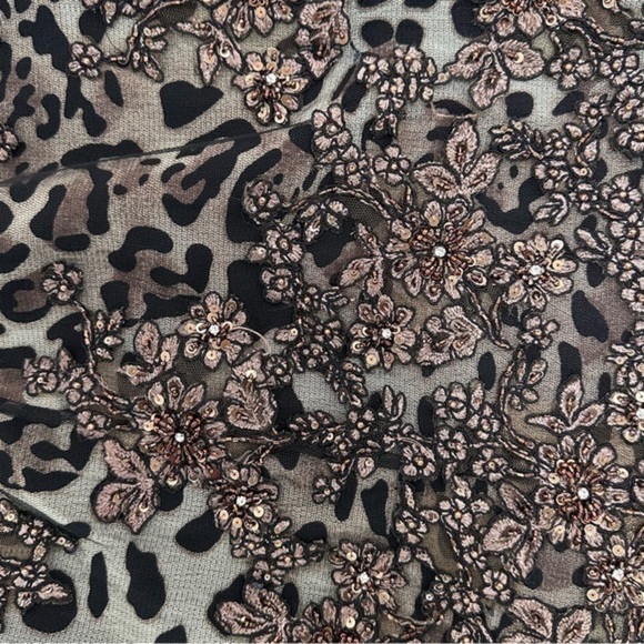 Jovani Leopard Strapless Dress - Picture 5 of 10